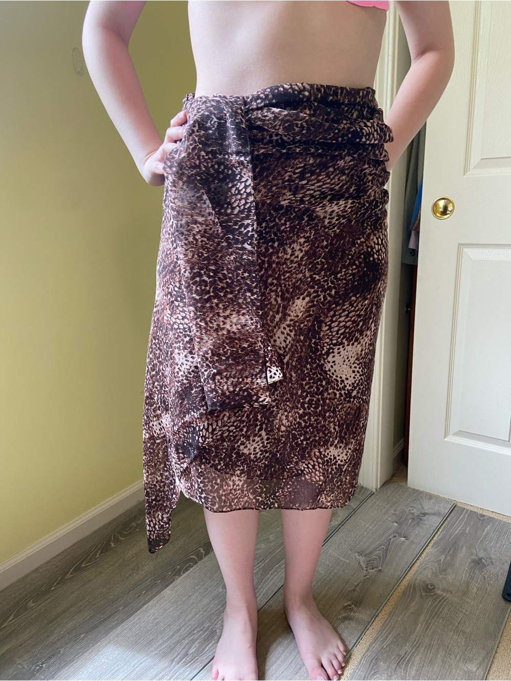 NWT Animal Print Scarf and Pareo/sarong - Picture 3 of 5
